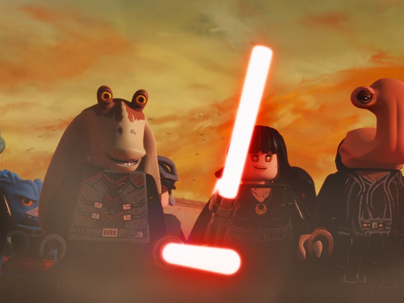 Darth Jar Jar and Darth Rose Tico in LEGO Star Wars: Rebuild the Galaxy