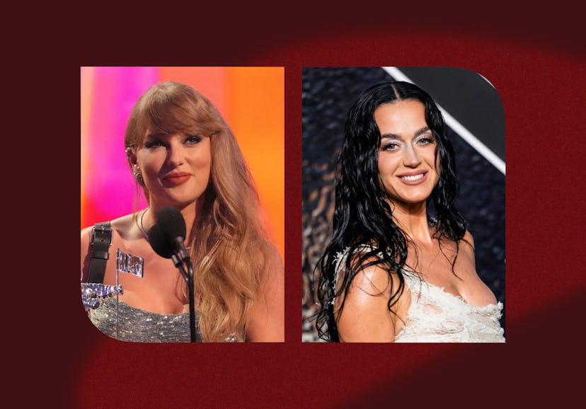 Taylor Swift's Reactions To Katy Perry's VMAs Speech Are Going Viral