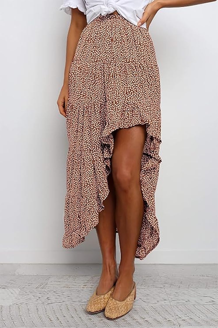 BTFBM High-Low Long Skirt