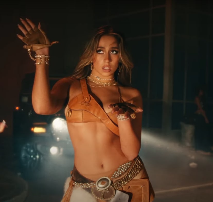 Tate McRae's "It's OK I'm OK" music video has Britney Spears Easter eggs.