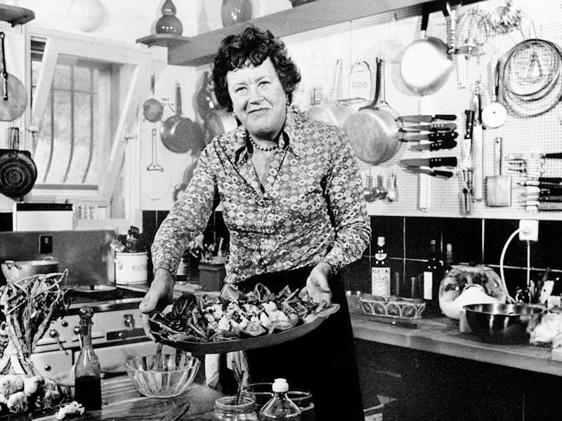 Watching Julia Child in color or black and white could influence how appetizing the food looks to so...