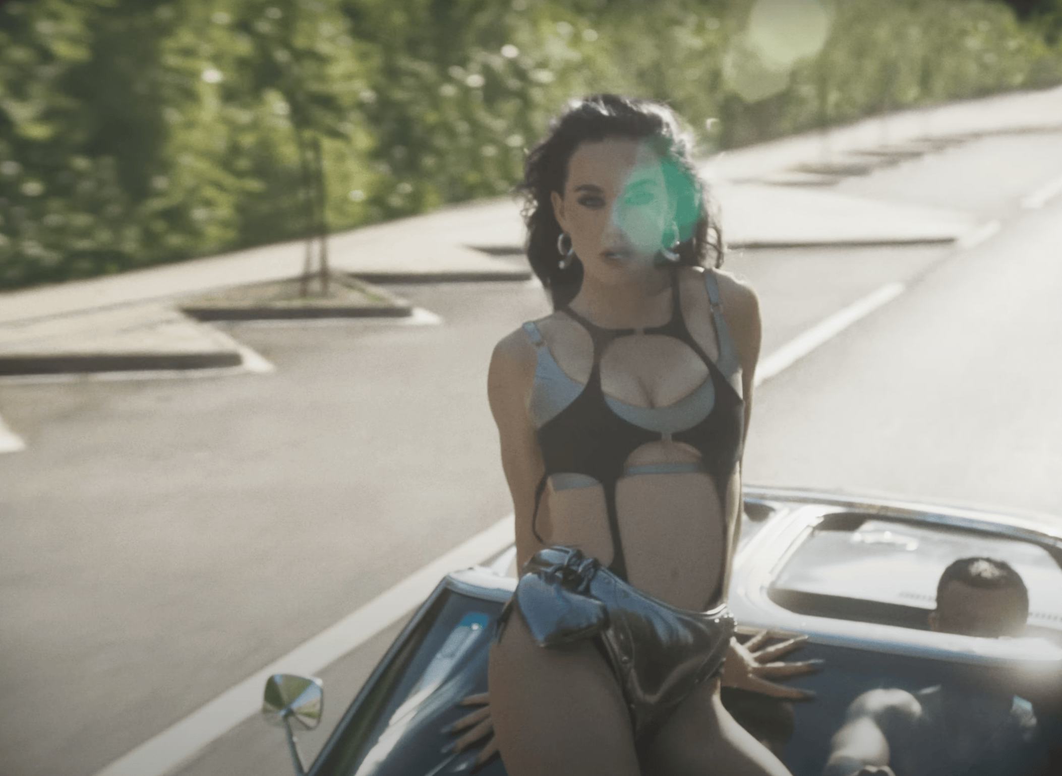 Katy Perry wore a metallic thong in her &ldquo;I&rsquo;m His, He&rsquo;s Mine&rdquo; music video.