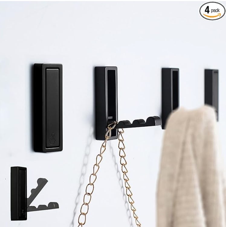 macikwon Foldable Wall Hooks (4-Pack)