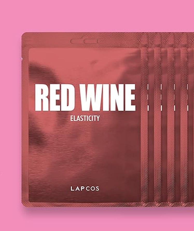 LAPCOS Red Wine Sheet Mask (5-Pack)