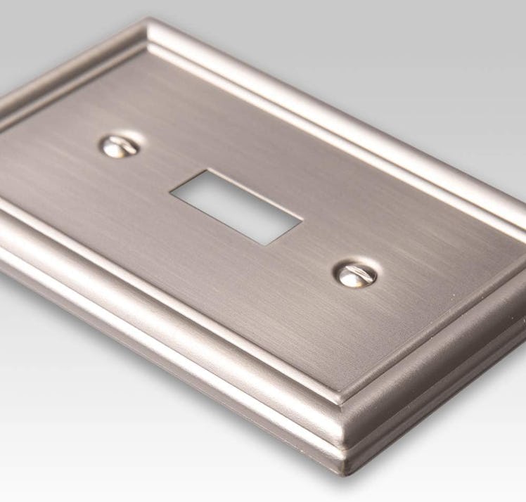 Amerelle Brushed Nickel Switch Plate