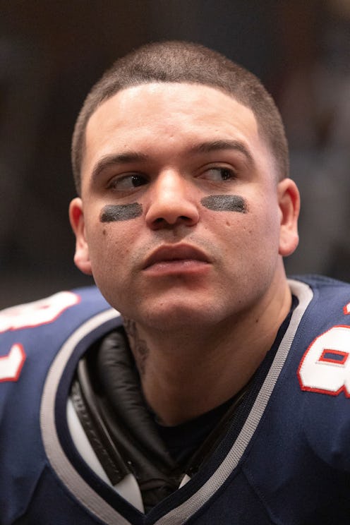 Josh Rivera as Aaron Hernandez on American Sports Story. Photo via FX