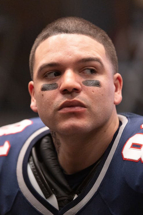 Josh Rivera as Aaron Hernandez on American Sports Story. Photo via FX