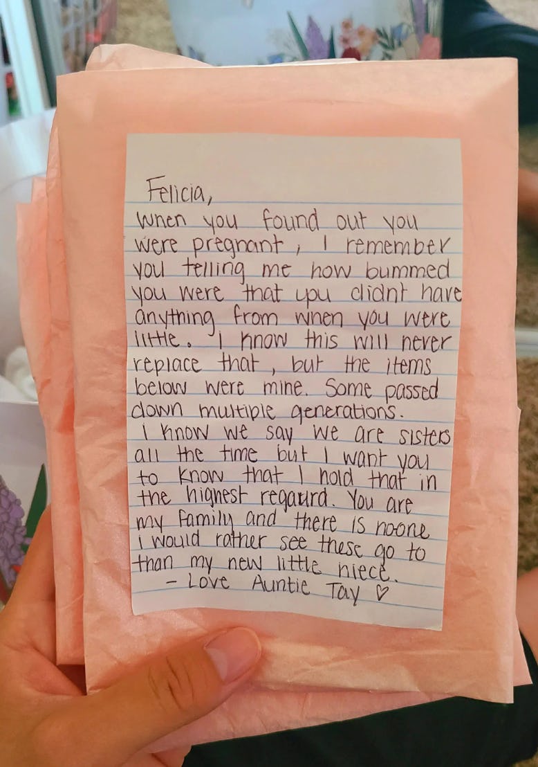 A Mom Didn't Have Anything To Pass Down To Her Baby — Until Her Best Friend Stepped In