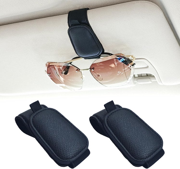 Yuoyar Magnetic Sunglass Holder (2-Pack)