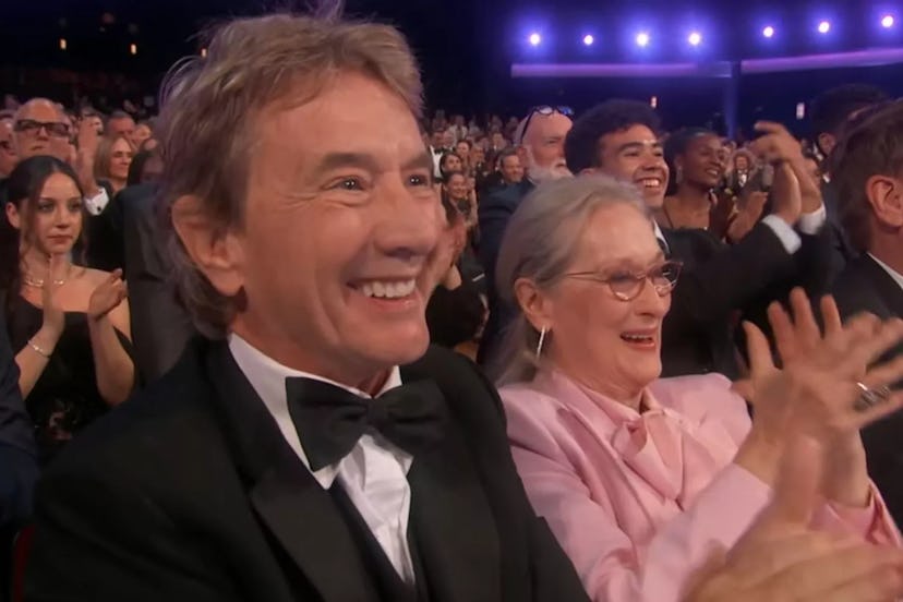 Martin Short and Meryl Streel sat together at the 2024 Emmys.