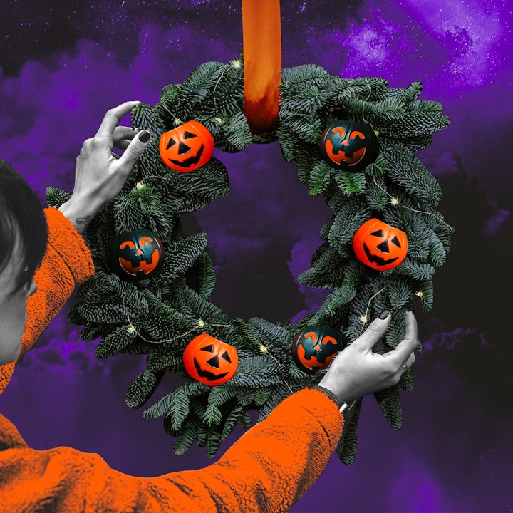 Halloween decorating is better than christmas.