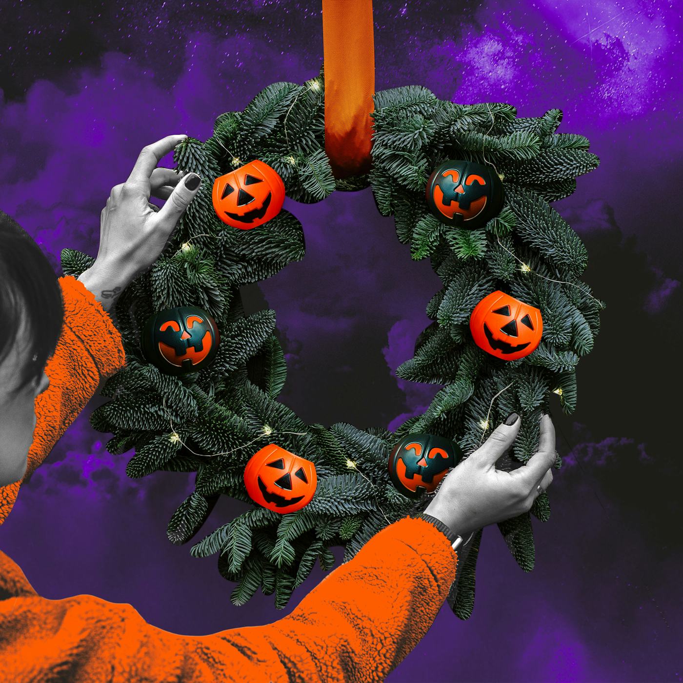 Halloween decorating is better than christmas.