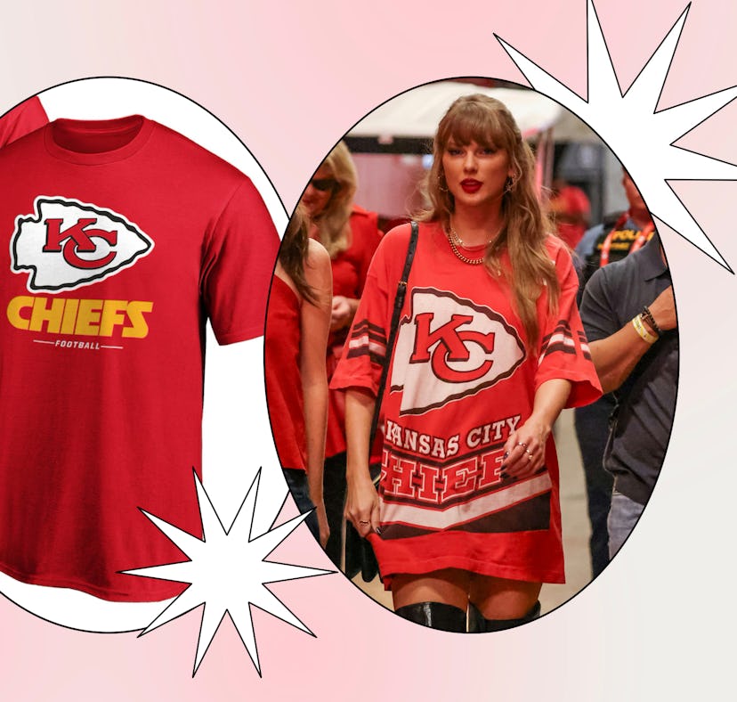 You can wear Taylor Swift's Kansas City Chiefs outfits to a football game with these dupes.