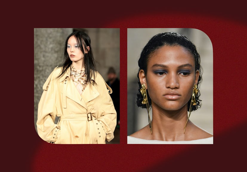 Here are the top hair and makeup trends from London Fashion Week Spring/Summer 2025.