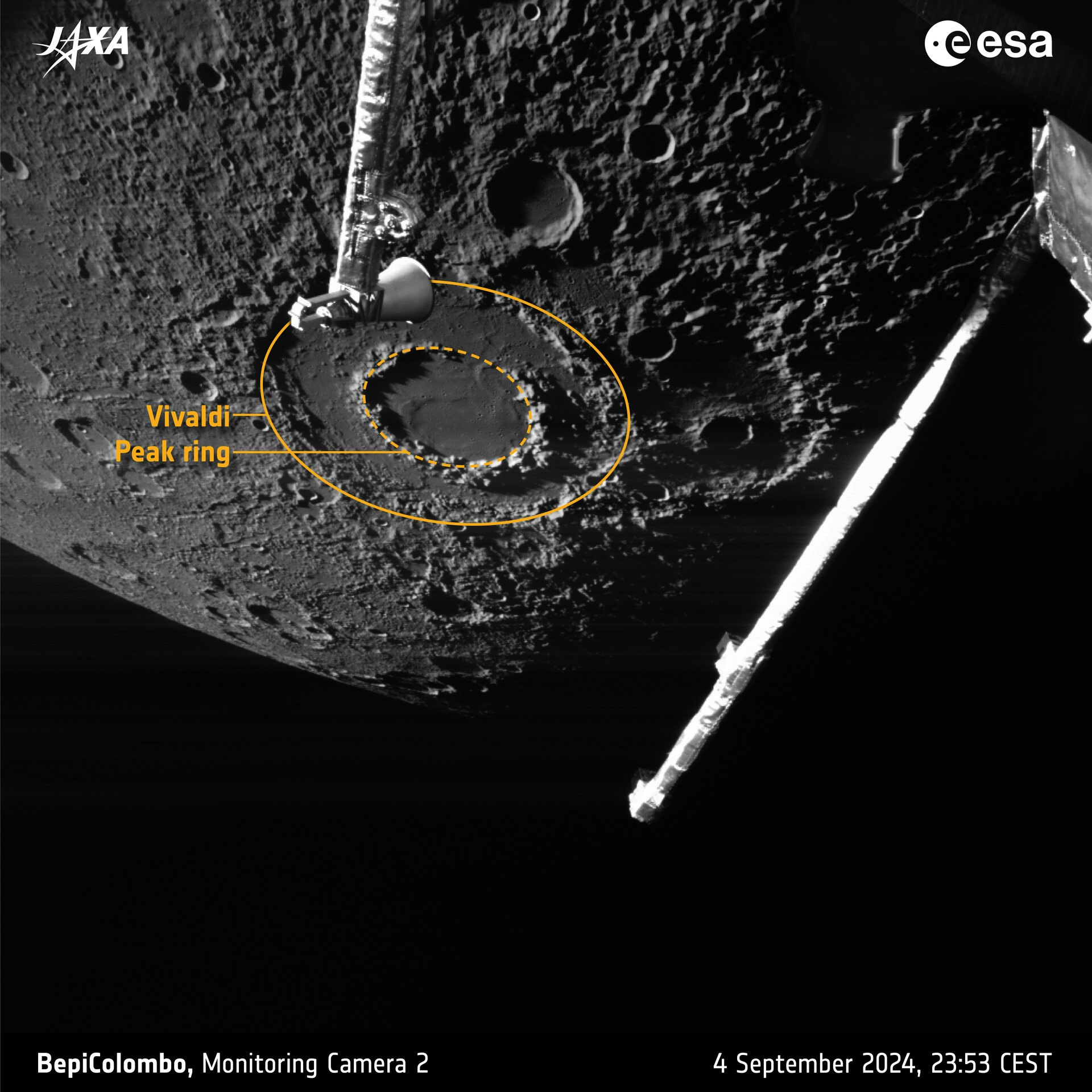 Смотреть! ЕКА и JAXA сфотографировали впечатляющие кратеры на поверхности Меркурия с беспрецедентной детализацией