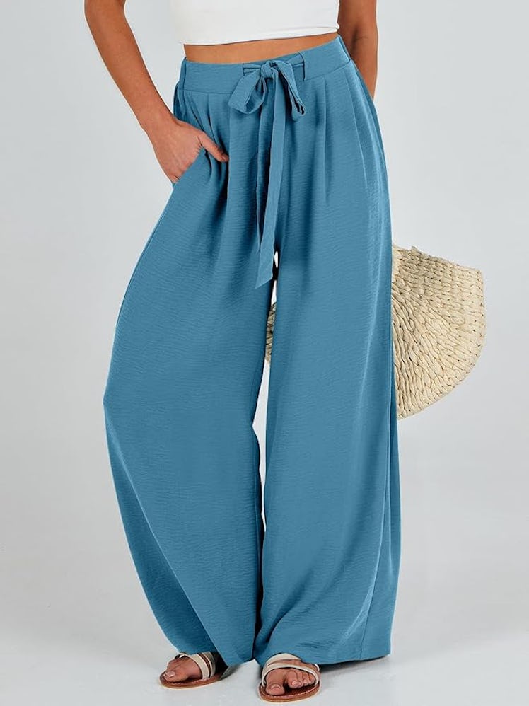 Caracilia Wide Leg Palazzo Pants 