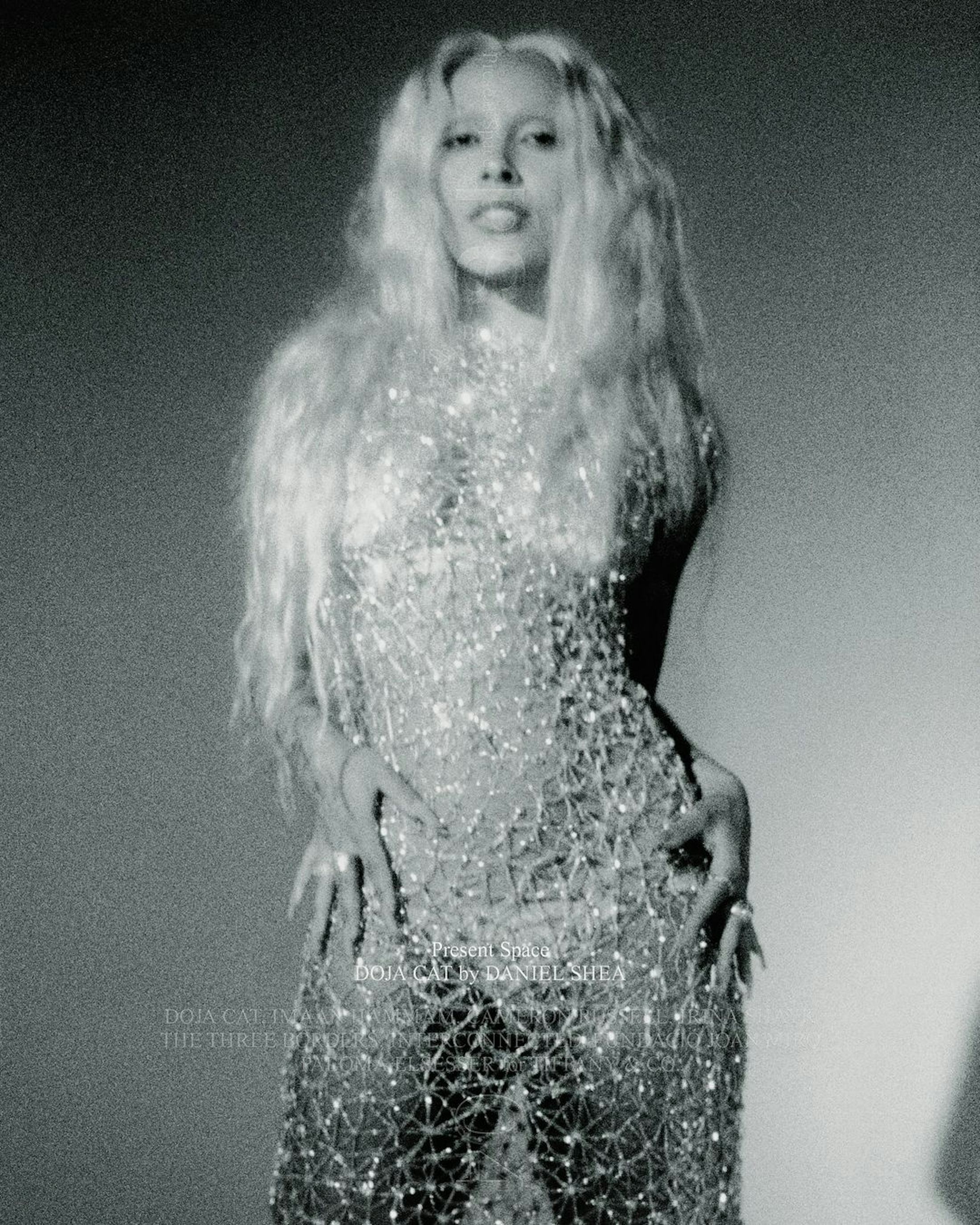 Doja Cat Wore A Sheer Versace Dress For 'Present Space'