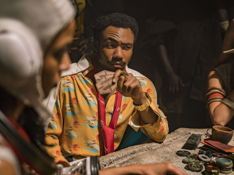 Donald Glover as Lando Calrissian in Solo: A Star Wars Story