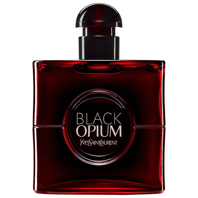 Yves Saint Laurent Black Opium Eau de Parfum Over Red