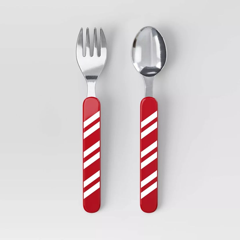 2pc Christmas Flatware Set