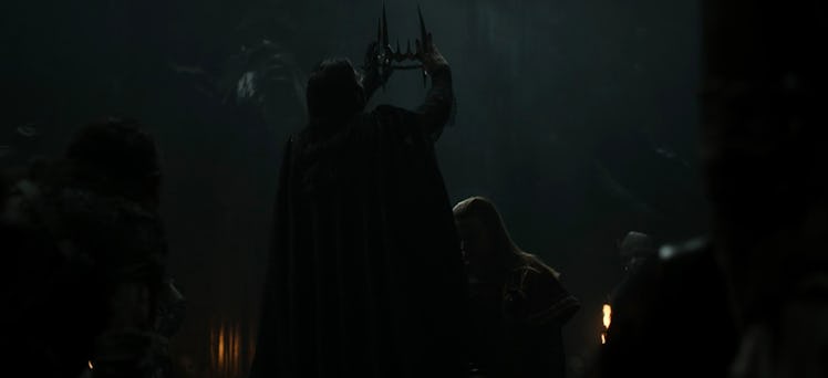 Sam Hazeldine and Jack Lowden in 'The Lord of the Rings: The Rings of Power' Season 2