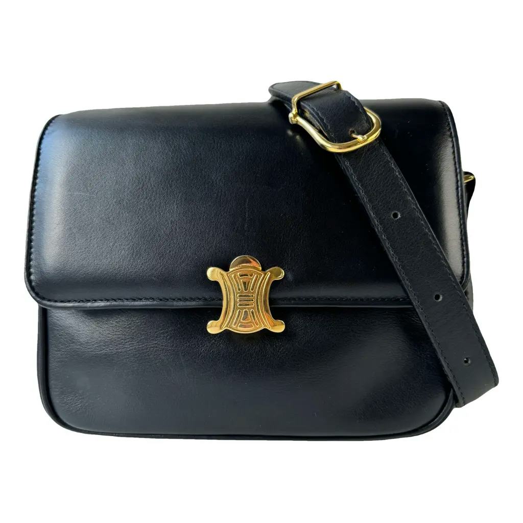 Celine Triomphe Leather Handbag