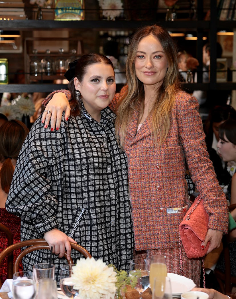 Beanie Feldstein and Olivia Wilde Chanel Tribeca Luncheon
