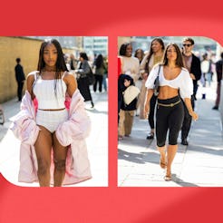 Normani goes pantless and a guest wears capri pants to London Fashion Week.