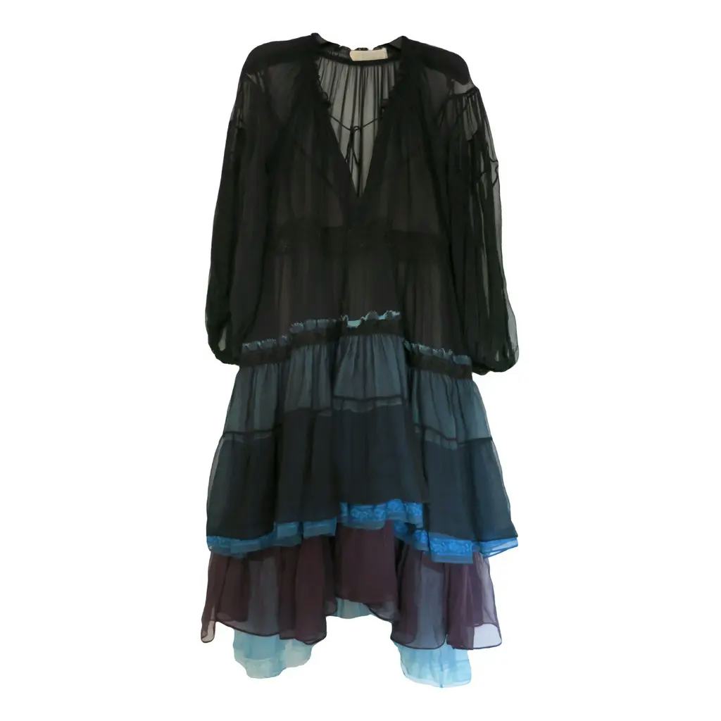 Chloé Silk Mid-Length Dress