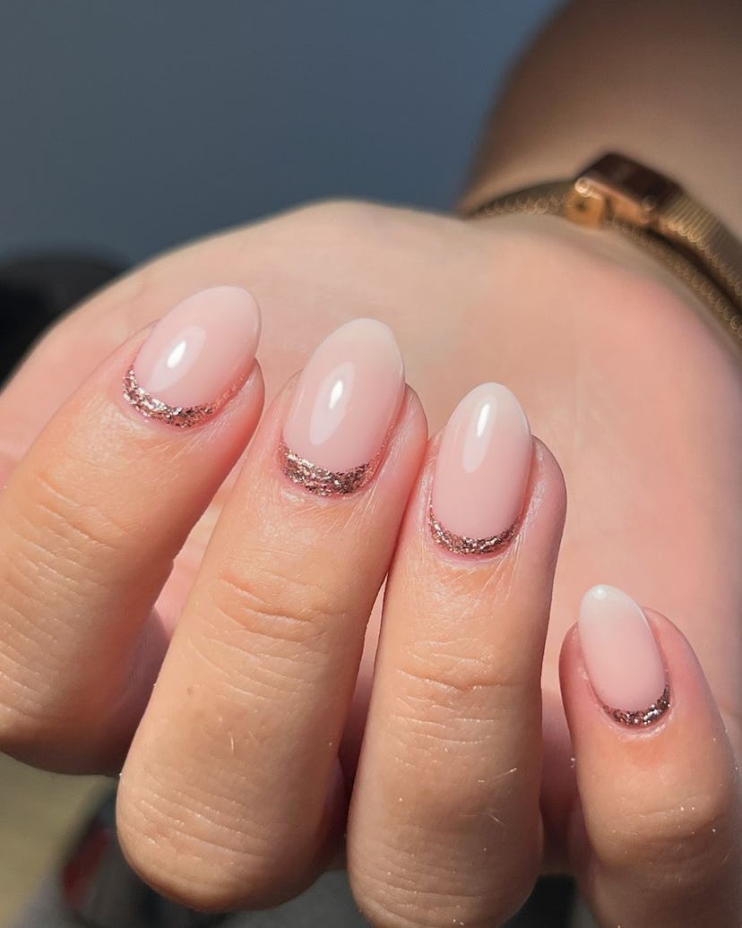 Try rose gold nail cuffs.