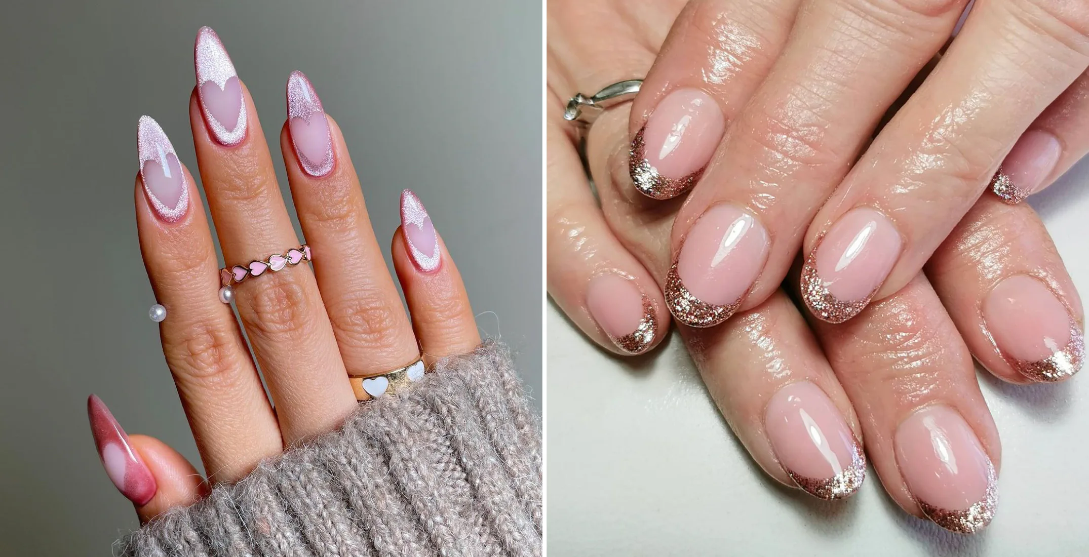 slim fit dress slacks Simple love — Pink Cat Eye Press-On Nails