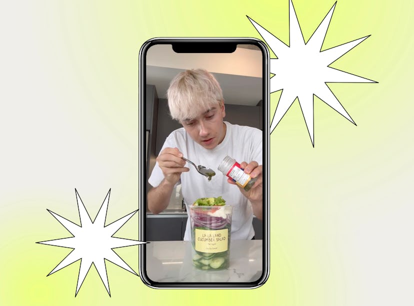 I tried Logan Moffitt's viral cucumber salad from La La Land Cafe.