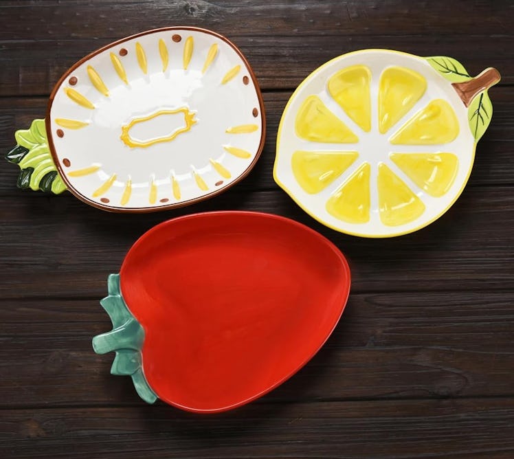 Bruntmor Fruit Plates (Set of 3)