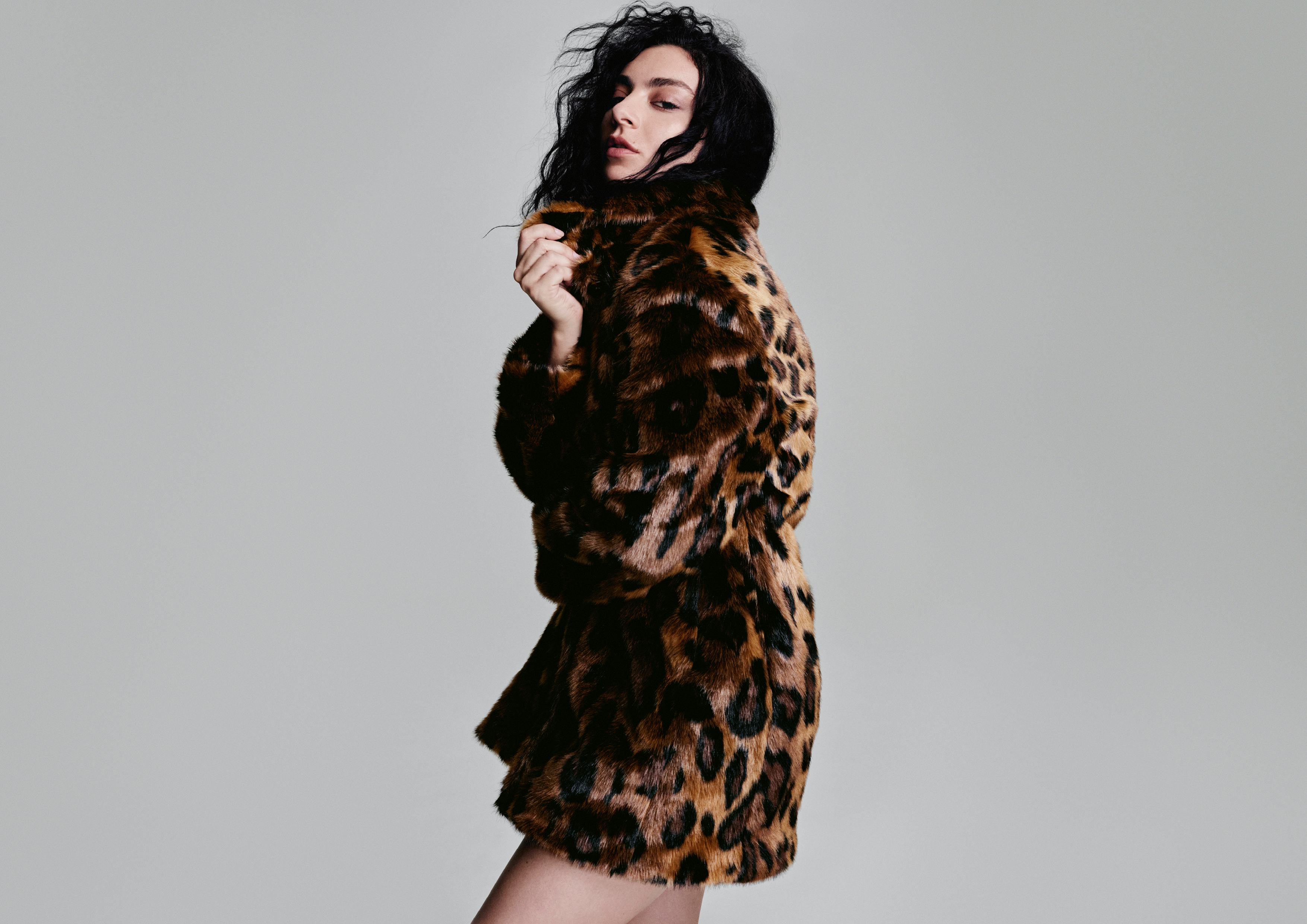 Charli XCX Wore A Leopard Print Coat In H M s New Campaign