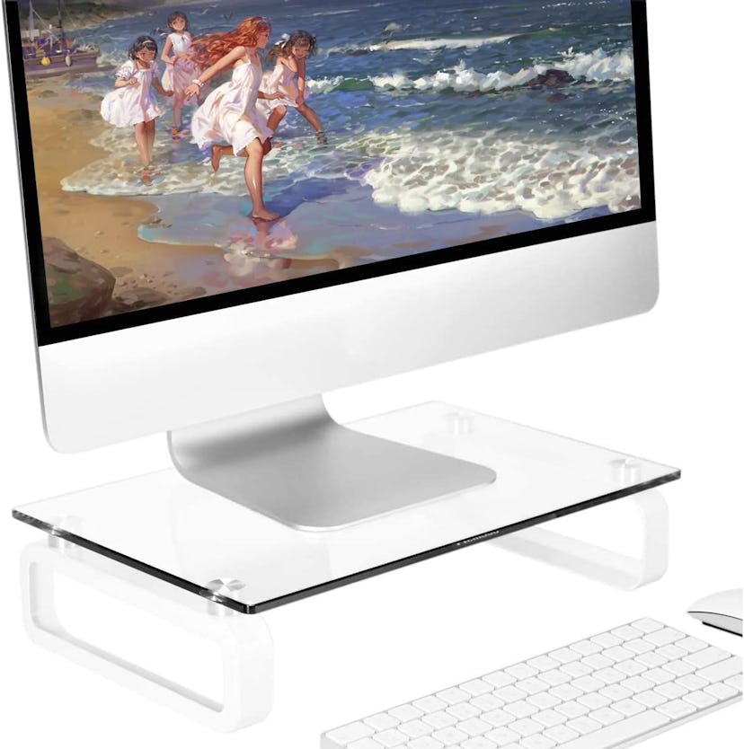 Hemudu Clear Computer Monitor Stand