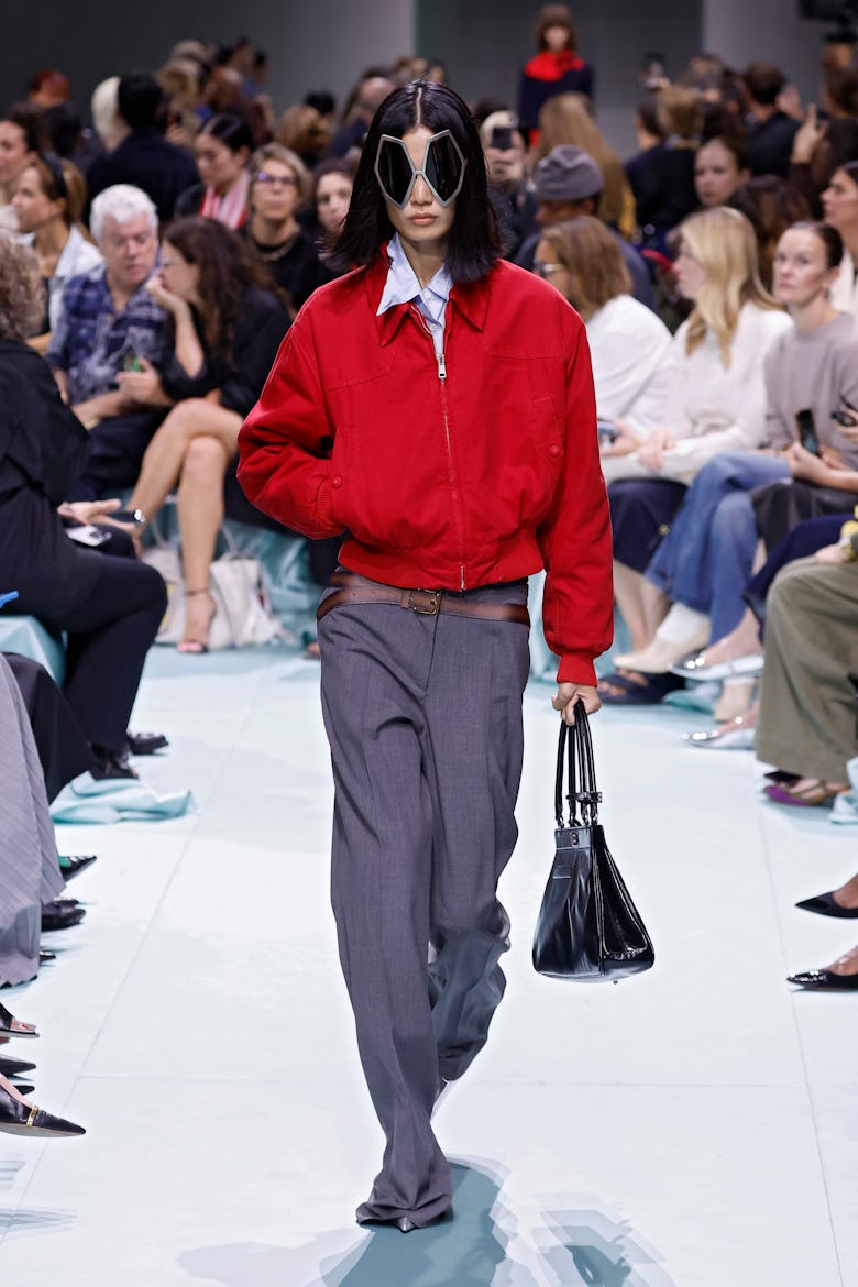 At Prada Spring 2025, a Mashup of Eras & Elegance With Edge
