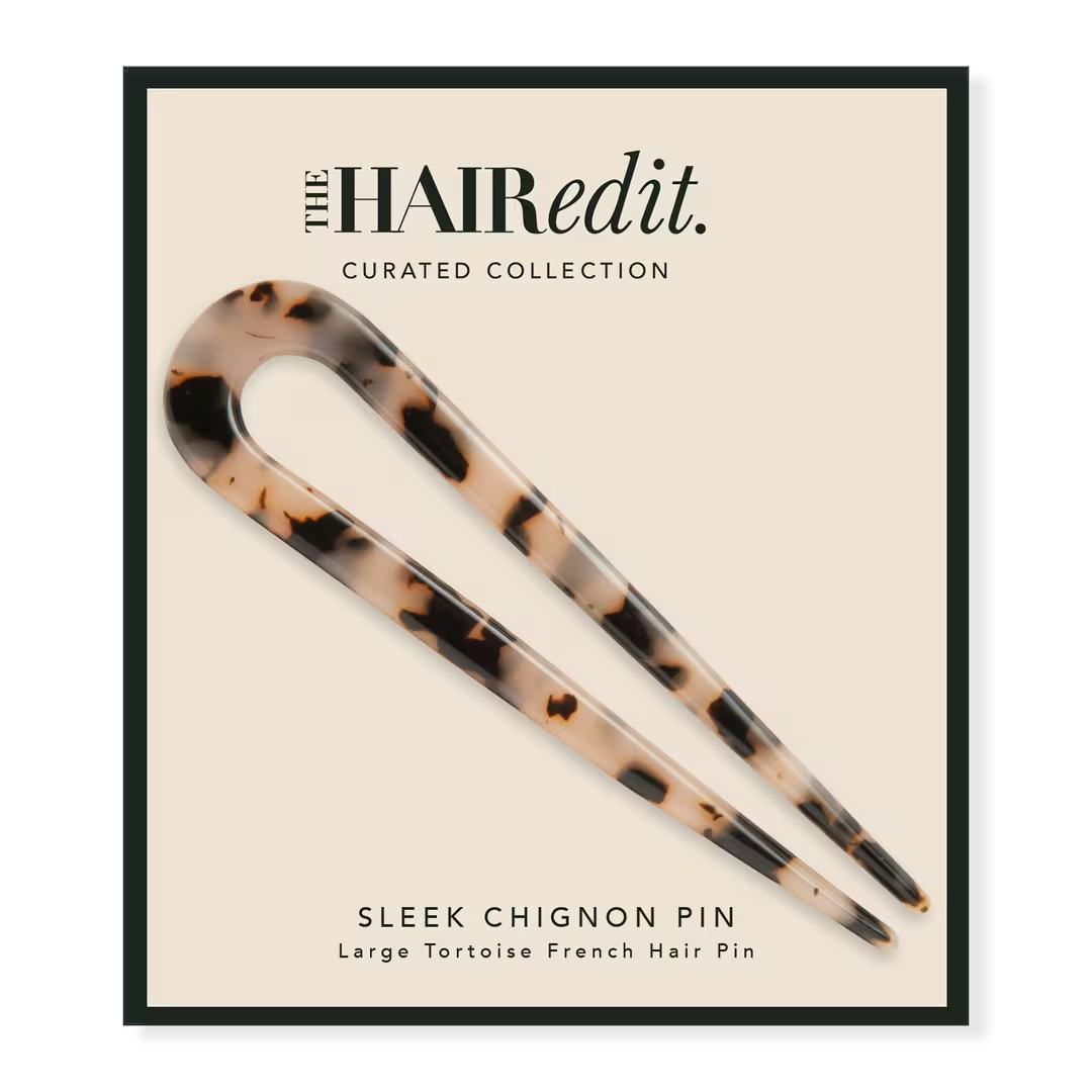 The Hair Edit Sleek Chignon Tortoise French Hair Pin