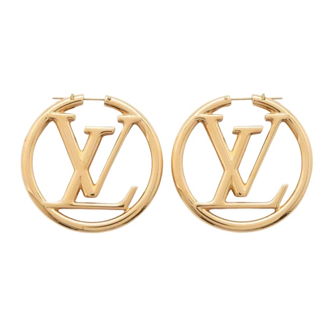 Louis Vuitton Gold Metal Louis Vuitton Earrings