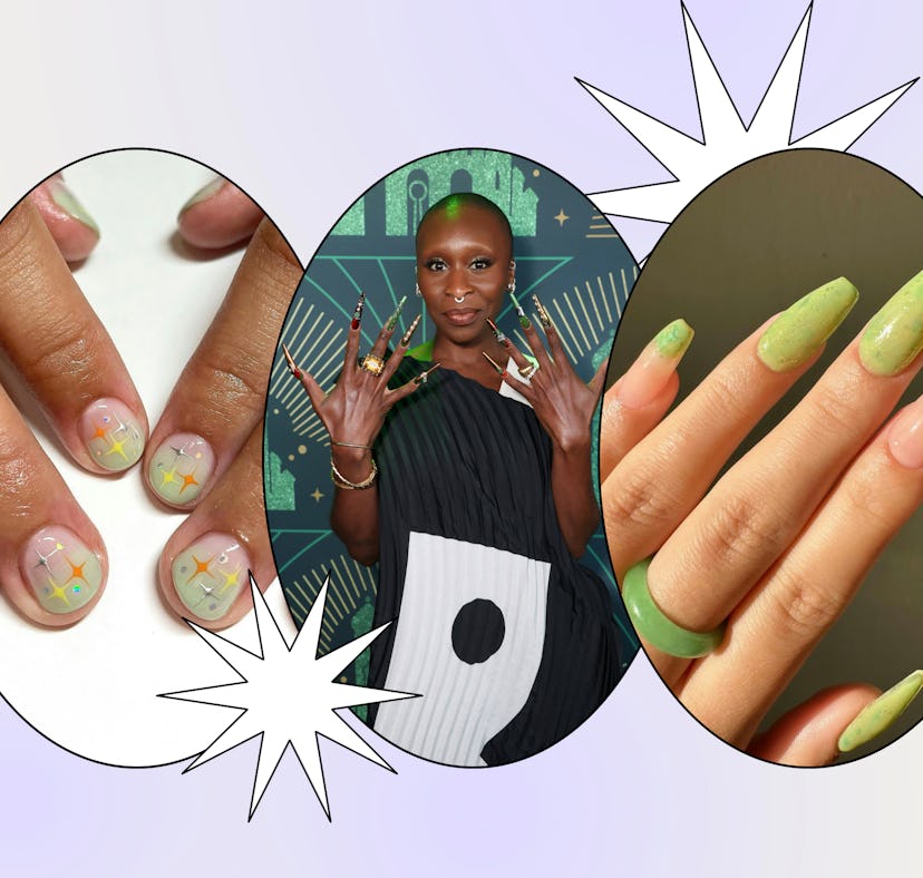 Homecoming nail ideas for brat autumn.