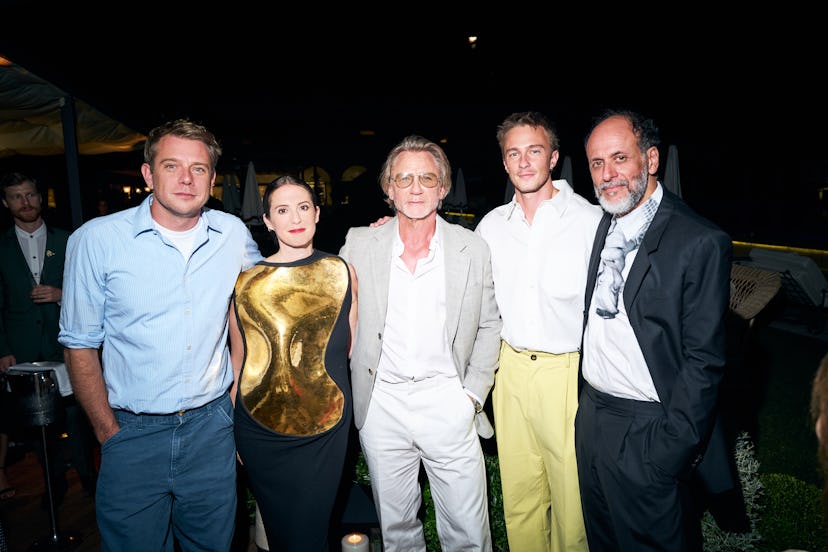 Jonathan Anderson, W Editor in Chief Sara Moonves, Daniel Craig, Drew Starkey, & Luca Guadagnino.