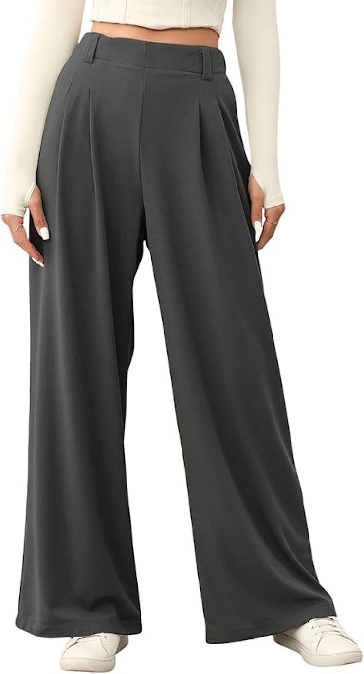 EVALESS Wide Leg Trousers