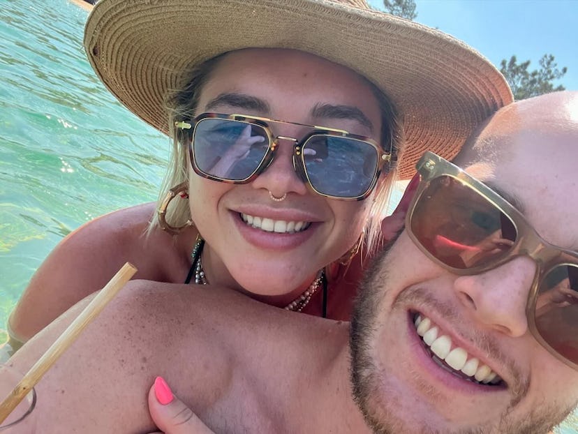 Florence pugh wore a string bikini on vacation in Turkey.