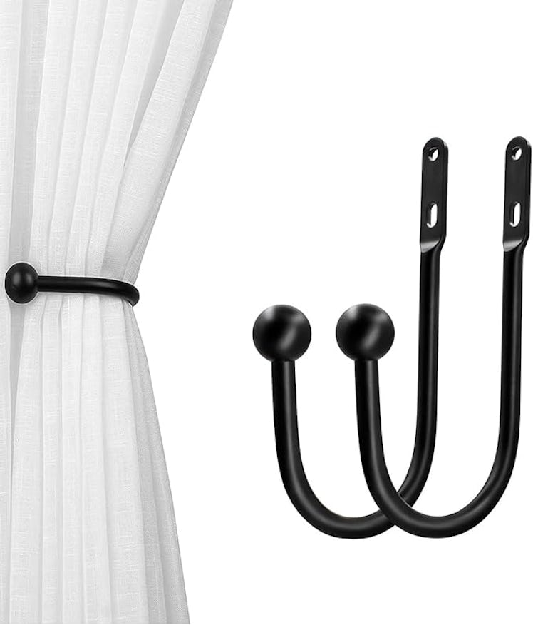 VRSS Wall Mounted Curtain Tiebacks (2-Pack)