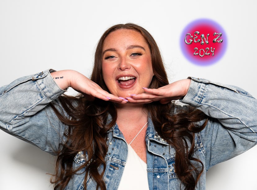 Grace O'Malley poses with her head resting on her hands