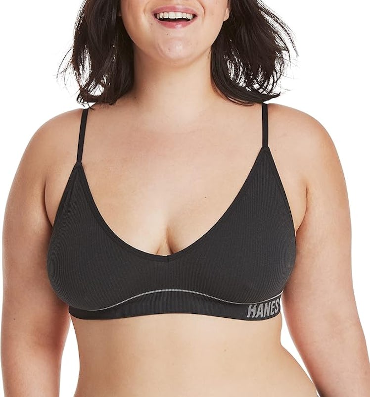 Hanes Originals Triangle Rib Bralette