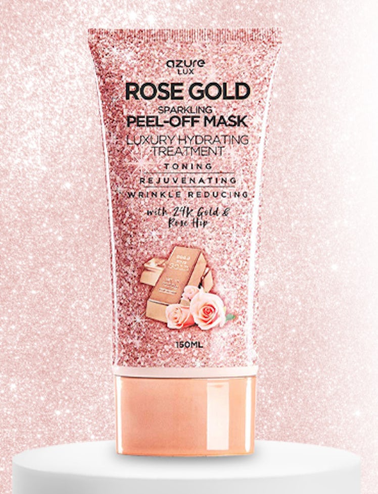 AZURE Rose Gold Sparkling Peel-Off Face Mask