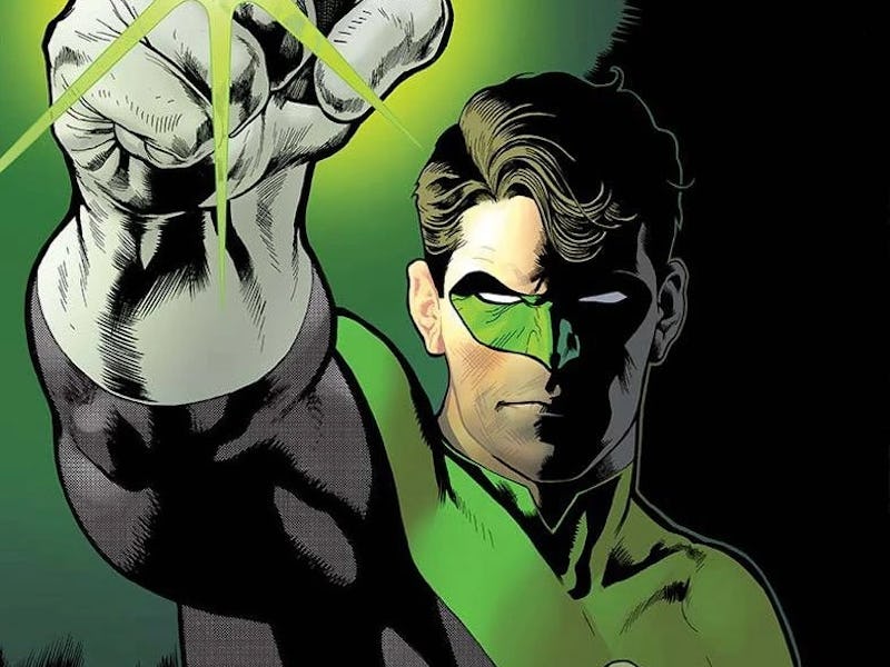Hal Jordan/The Green Lantern wields his ring in Hal Jordan and the Green Lantern Corps #4