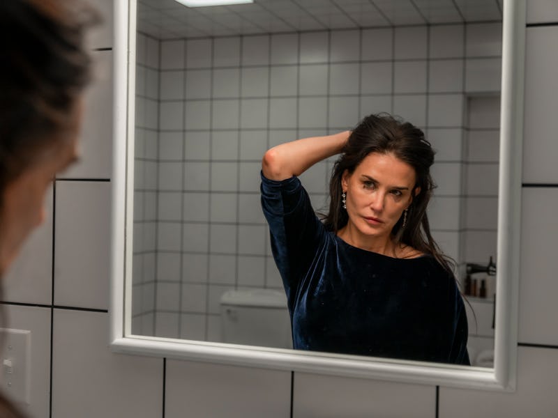 Director Coralie Fargeat breaks down the wildest movie ending you’ll see this year.