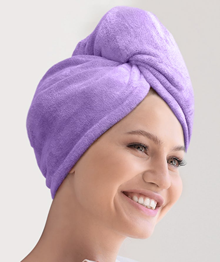 POPCHOSE Microfiber Hair Towel Wraps (3-Pack)