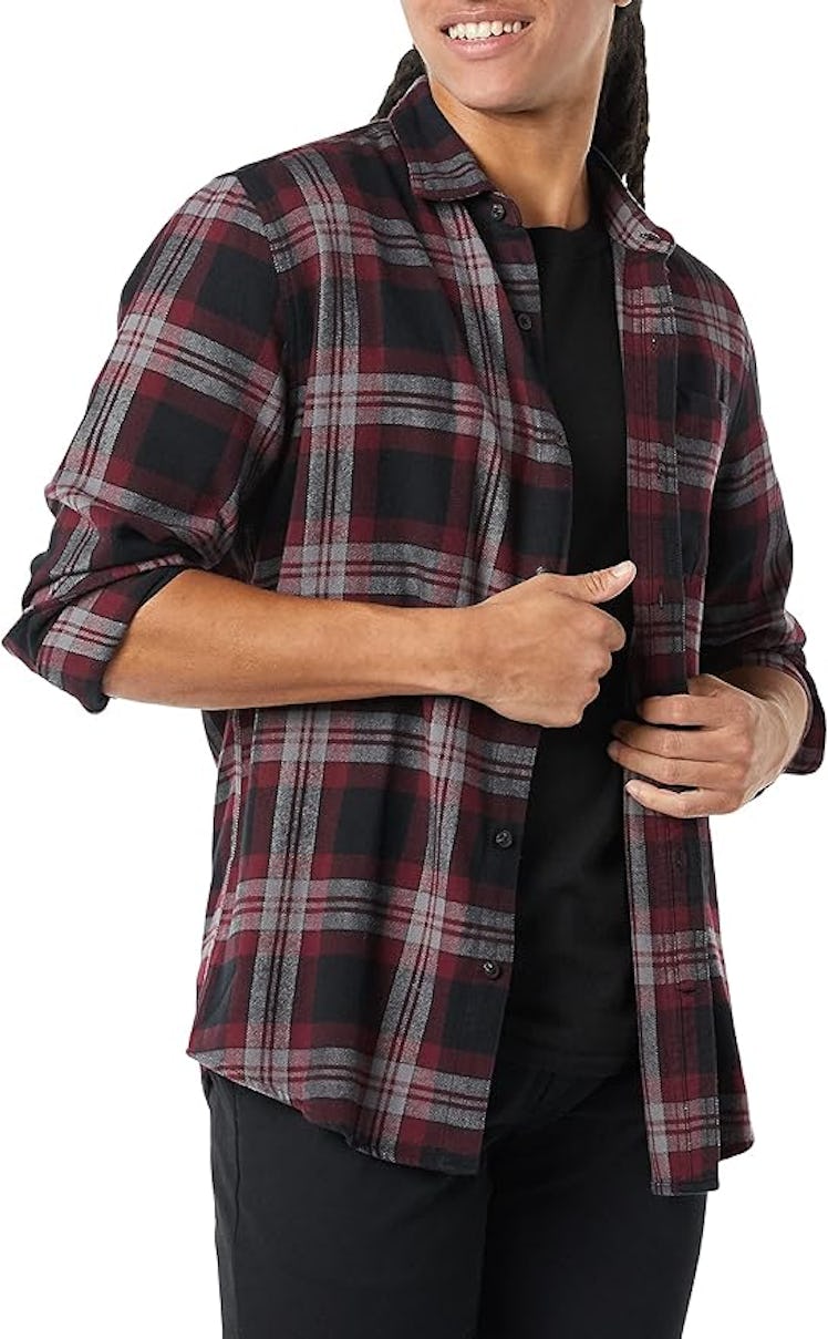 Amazon Essentials Long-Sleeve Flannel Shirt